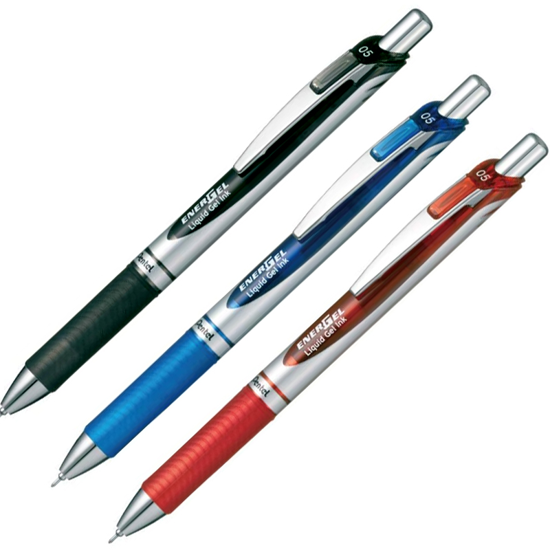 Pentel Pen Energel - 3 шт., японская гелевая ручка Pentel