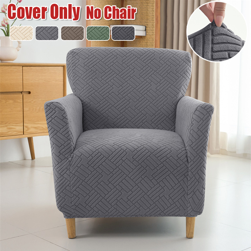 Office Furniture Dimensions - Чехол для дивана-кровати/кресла-софа, жаккардовый, однотонный, эластичный,