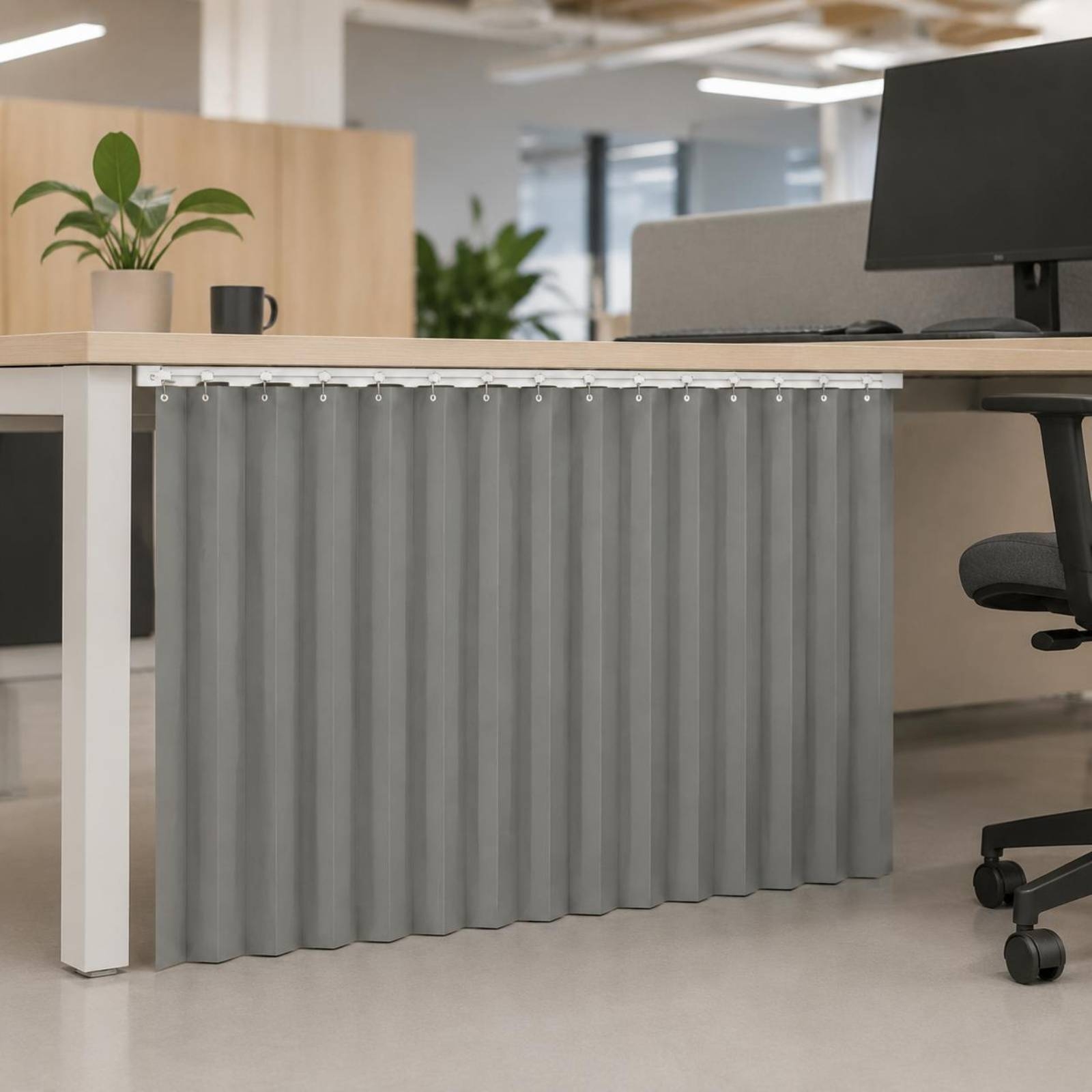 Office Furniture And Desks - Шторка для защиты конфиденциальности на стол,